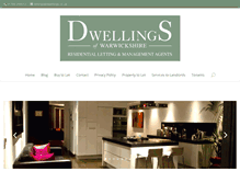Tablet Screenshot of dwellings.co.uk